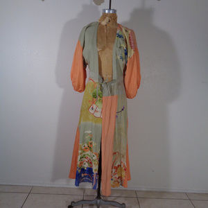 VINTAGE OVERLAY KIMONO DRESS